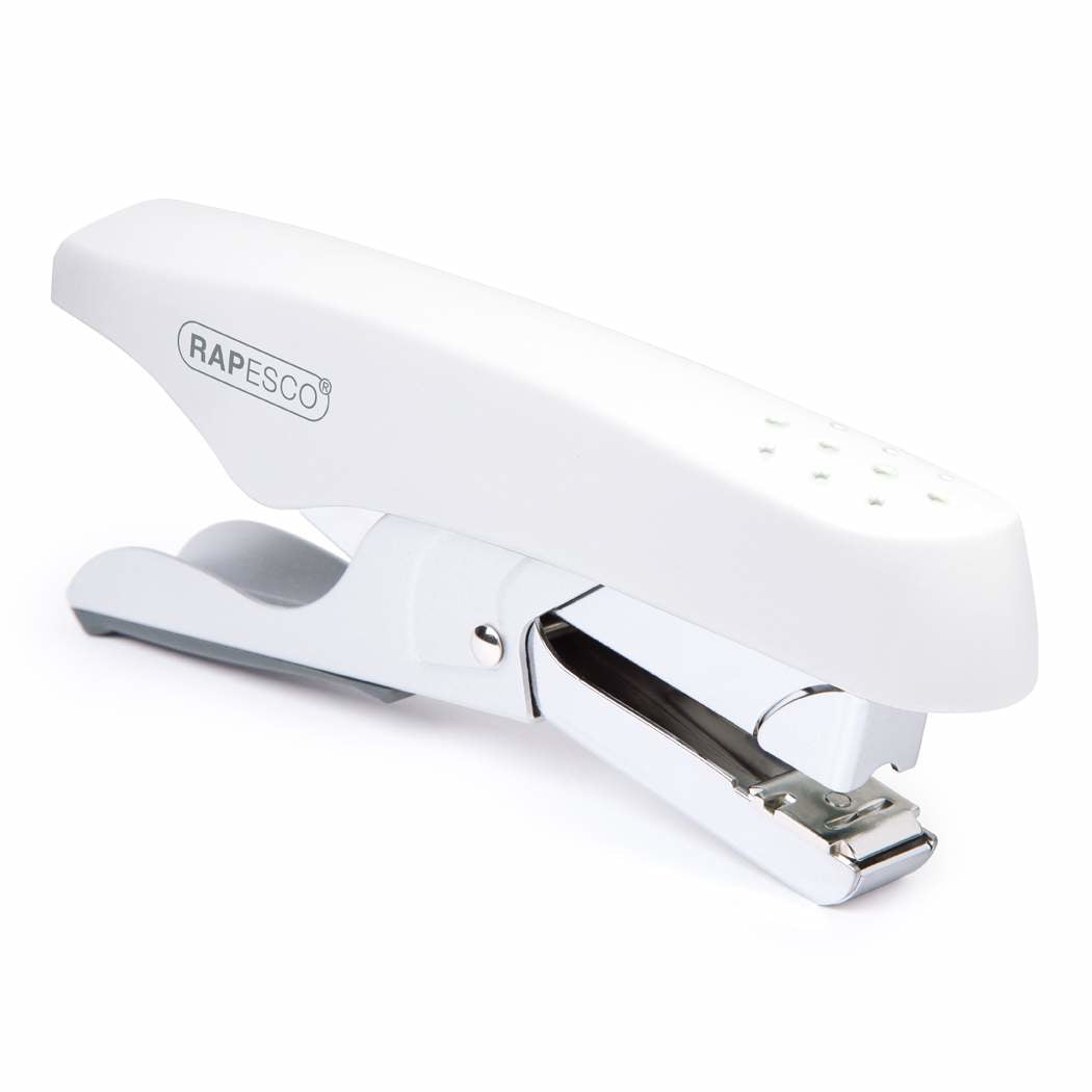 Rapesco ECO Whale Heftzange – 90 Blatt, Ergonomischer Griff, Weiss