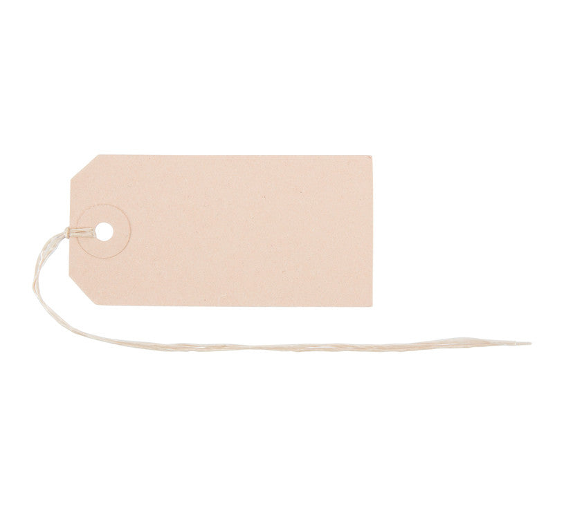 Biella Anhängeetiketten – Karton, 50 Stk, 40 × 80 mm