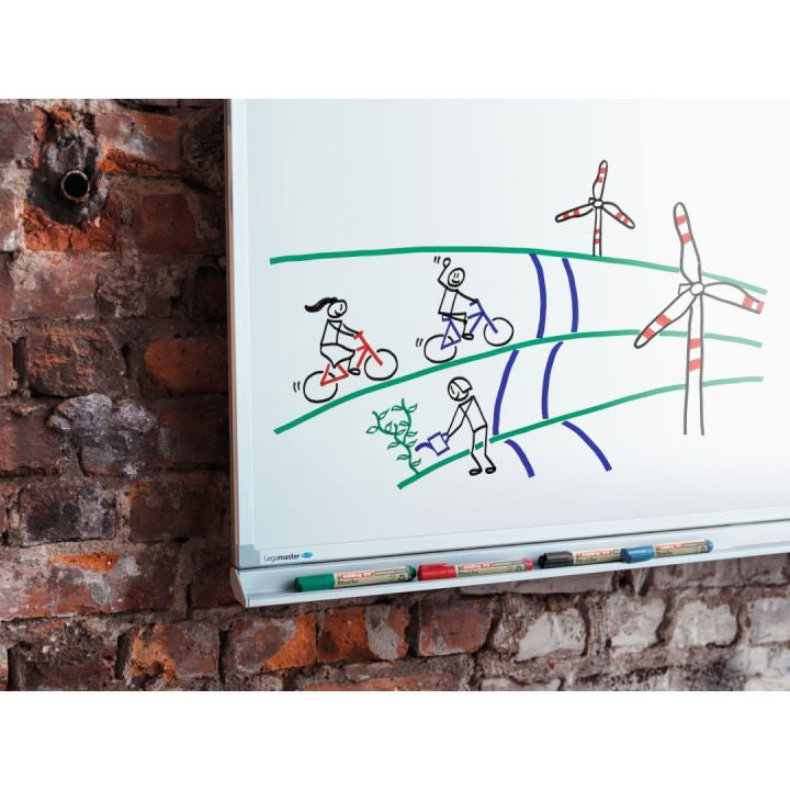 Edding Whiteboard-Marker 29 EcoLine – Keilspitze 1-5 mm – Rot – trocken abwischbar