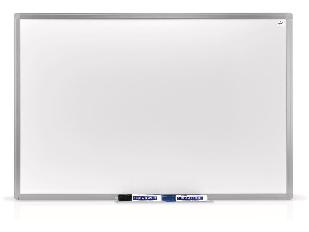 Buroline 651804 Whiteboard – Stahl, magnetisch – 90 × 60 cm
