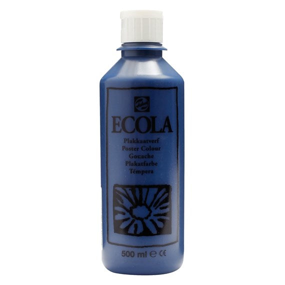 Talens Ecola – Plakatfarbe – Preussischblau, 500 ml