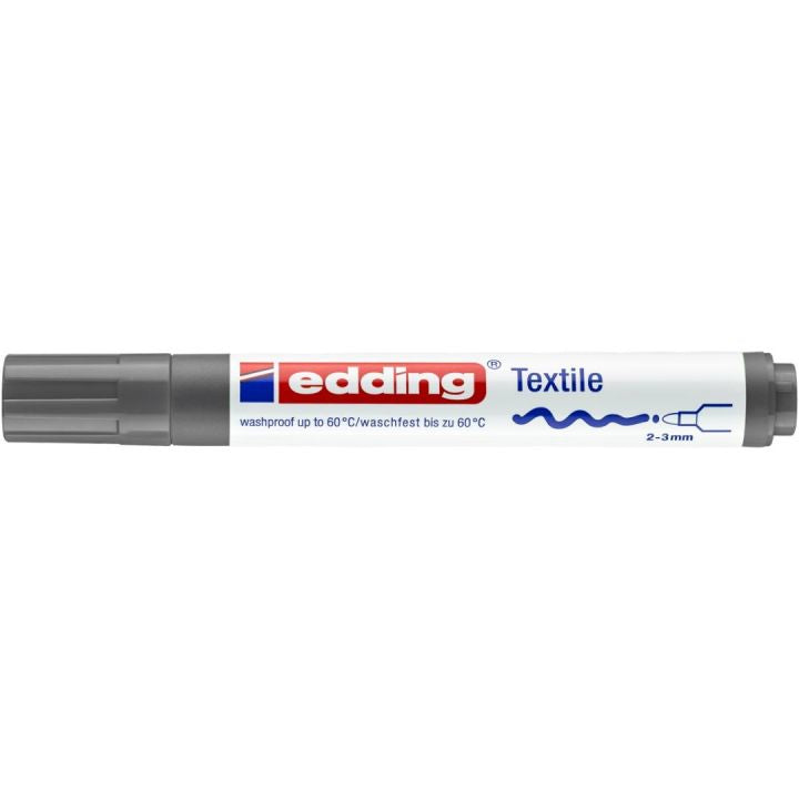Edding Textilmarker für Permanentmarker – Grau