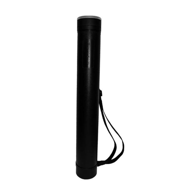 Rumold ZR 6611 – Zeichnungsrolle – Ø 80 mm × Länge bis 1000 mm, Polyethylen, Schwarz, teleskopisch