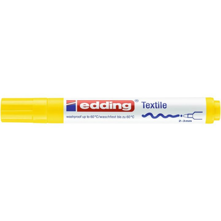 Edding Textilmarker für Textilien – Gelb
