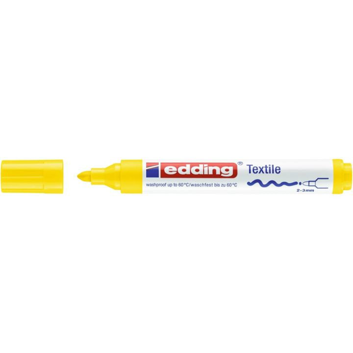 Edding Textilmarker für Textilien – Gelb