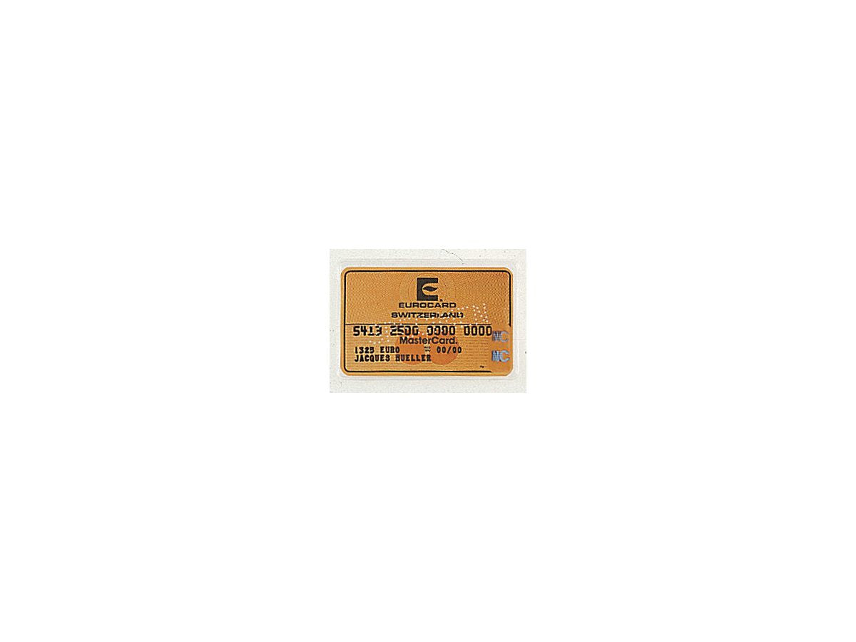 Buroline Einsteckhülle – für 63 × 94 mm – Polypropylen (PP), transparent