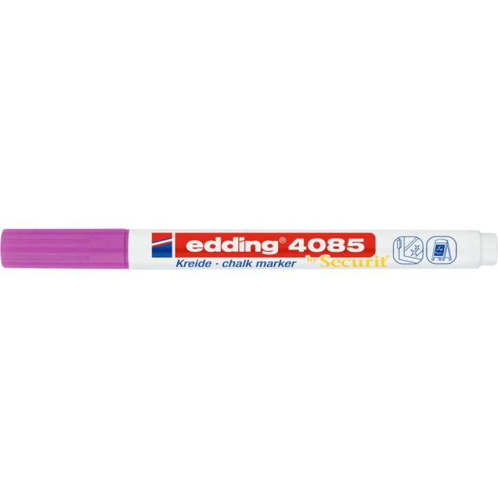 Edding 4085 Kreidemarker – Rund 1–2 mm – Purpur, für Glas/Tafel/Spiegel