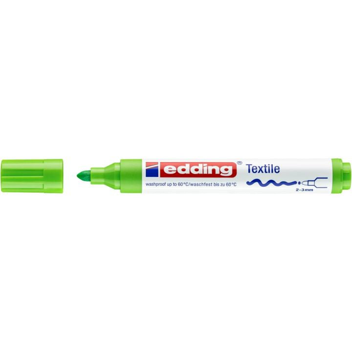 Edding Textilmarker für Textilien – Hellgrün