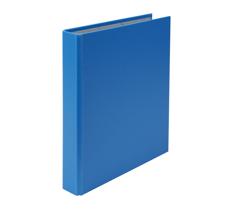 Biella Zeigebuch – A5 Hochformat – 2-Ring-Mechanik, Ø 25 mm, Rücken 35 mm – Blau, Karton, FSC