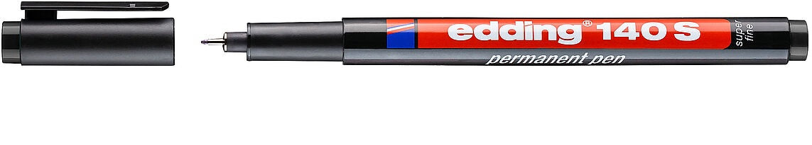 Edding Folienschreiber für Folien und glatte Oberflächen – Schwarz