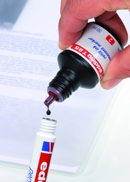 Edding 3300 Permanentmarker – Keilspitze 1–5 mm – Mehrfarbig, 10er-Pack – für Glas, Metall und Kunststoff