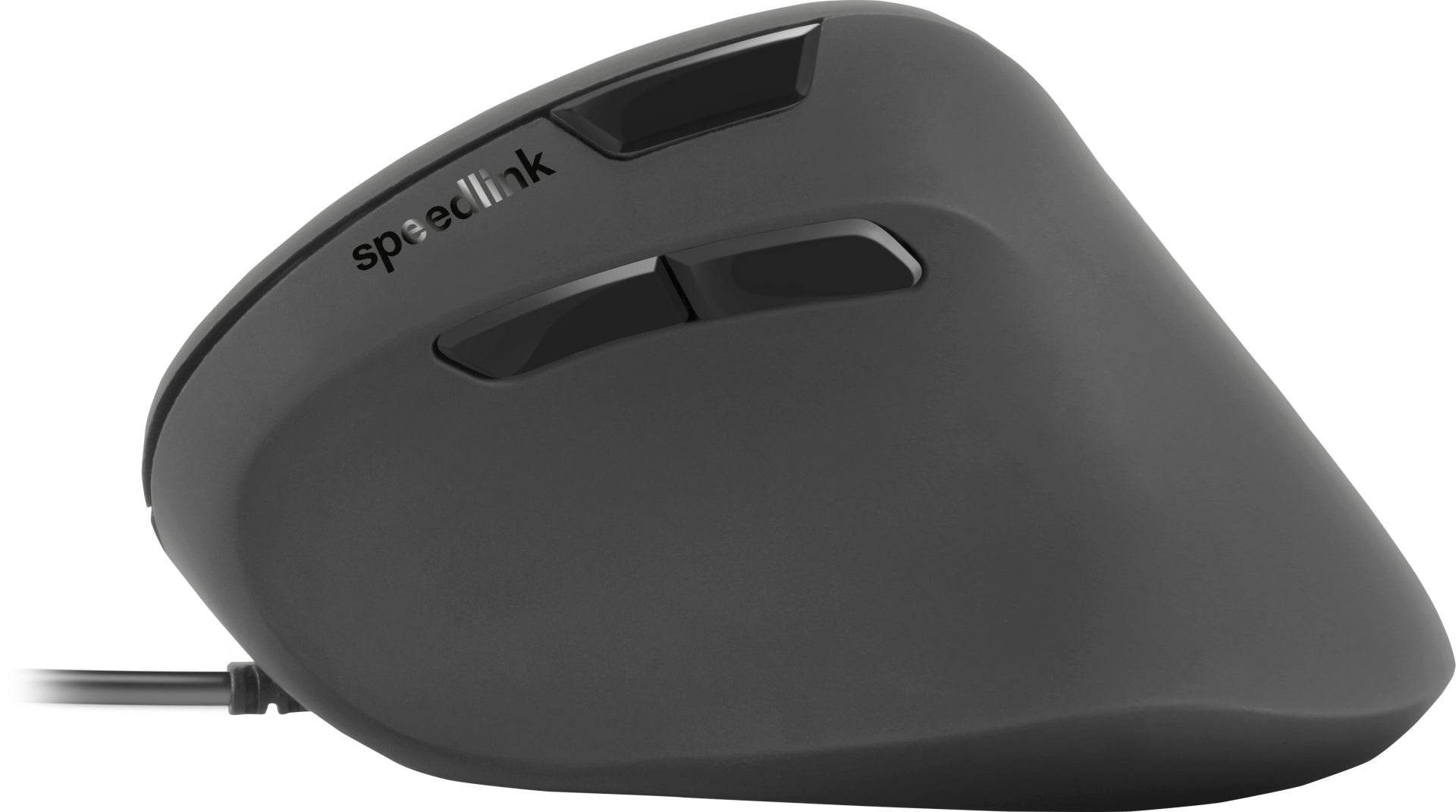 SPEEDLINK PIAVO – Vertikale Maus – Kabelgebunden (USB‑A), Rechts, Schwarz
