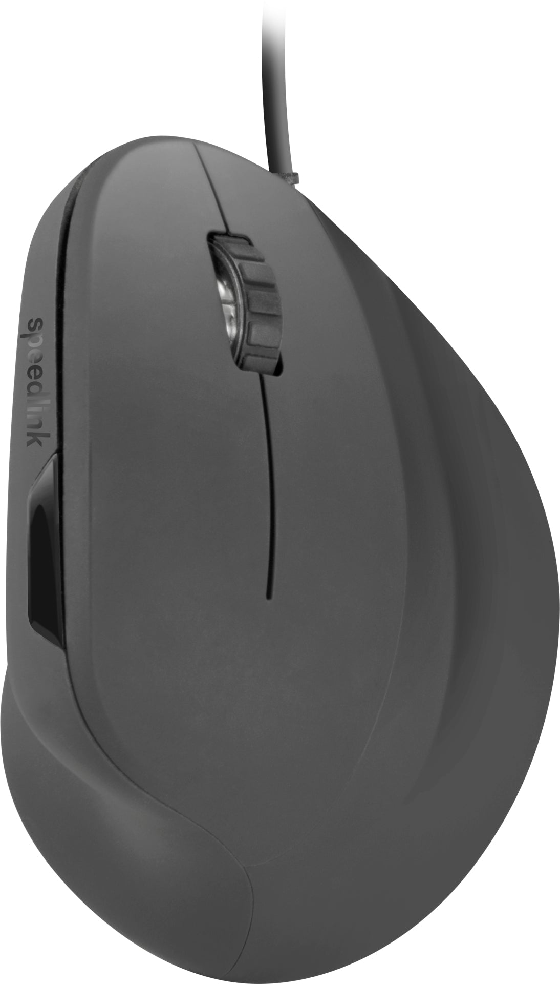 SPEEDLINK PIAVO – Vertikale Maus – Kabelgebunden (USB‑A), Rechts, Schwarz