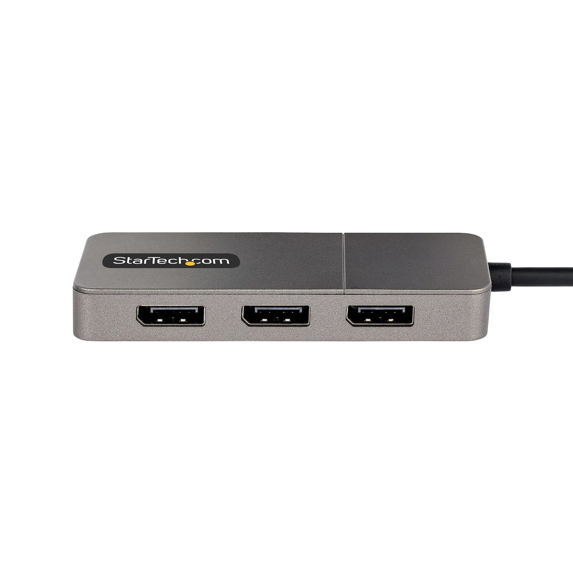 StarTech.com MST14CD123DP Multi-Monitor-Adapter USB-C zu 3× DP – 4096 × 2160 @ 60 Hz, 0,3 m, für Windows