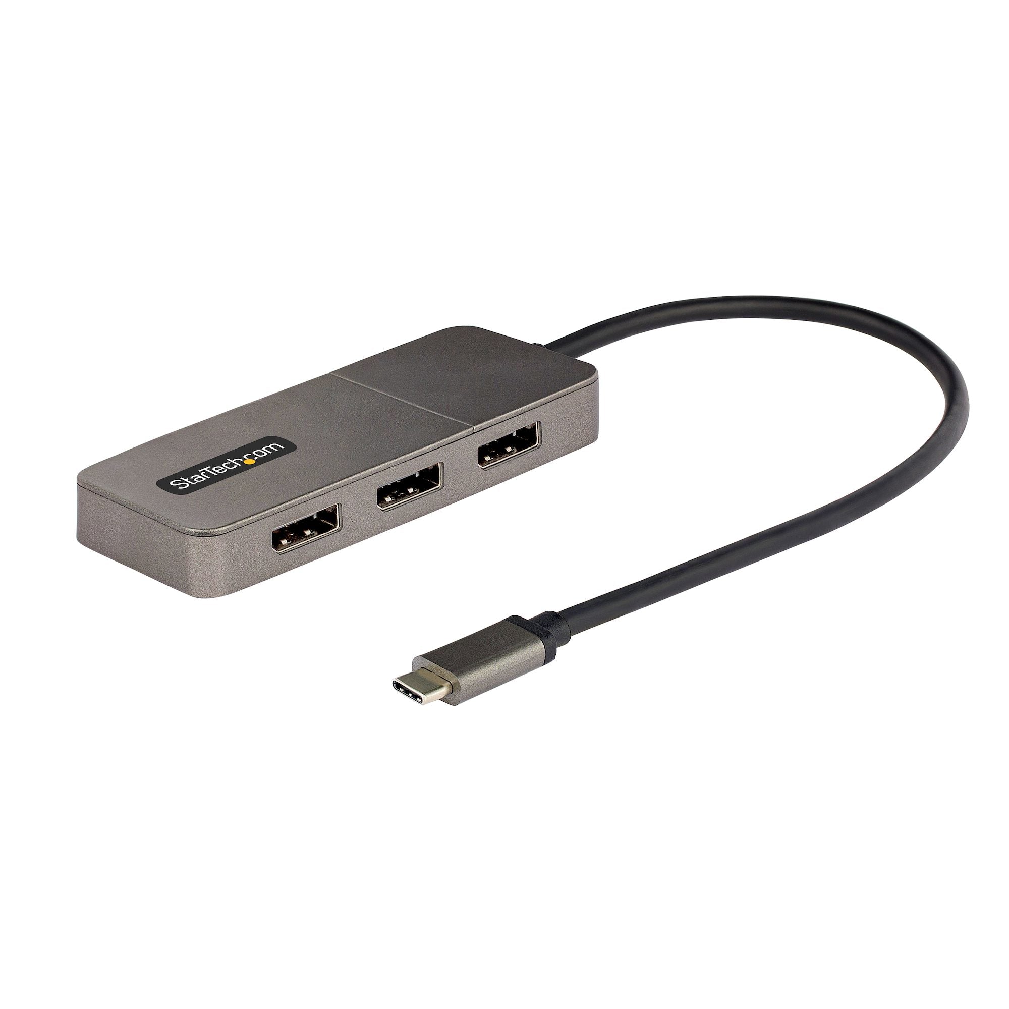 StarTech.com MST14CD123DP Multi-Monitor-Adapter USB-C zu 3× DP – 4096 × 2160 @ 60 Hz, 0,3 m, für Windows