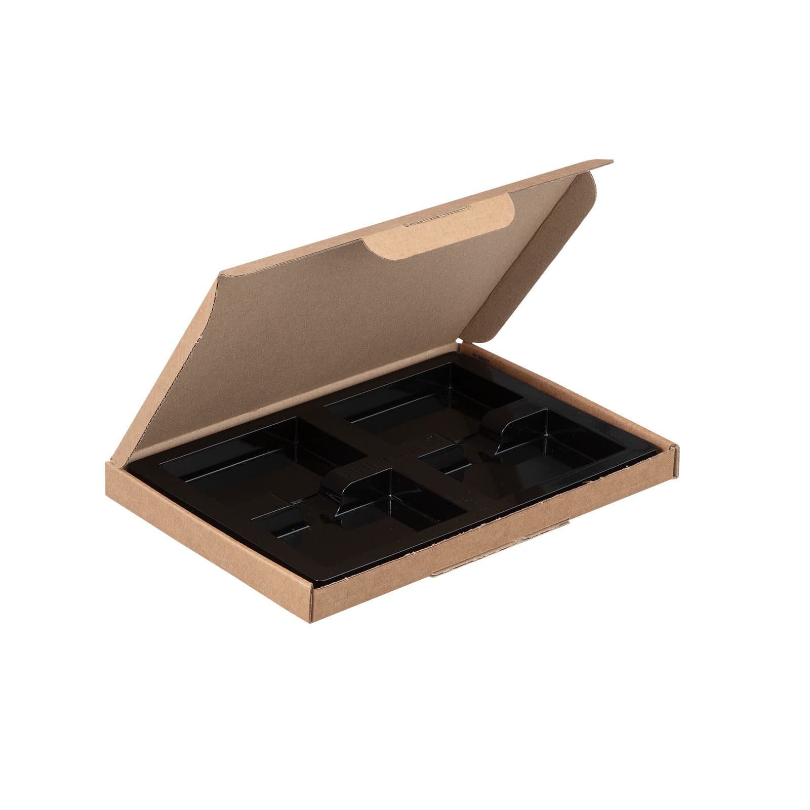 Brieger Versandkarton – 220 × 155 × 16 mm, einwellig, Deckel, braun – 1 Stk.