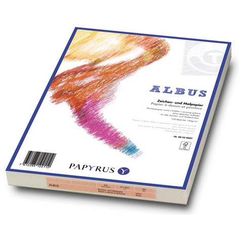 Papyrus Albus Zeichenpapier, Papier, 29,7 × 42 cm, weiss