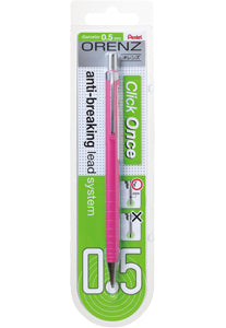 Pentel Orenz Druckbleistift – 0,5 mm, Pink, Anti-Minenbruch