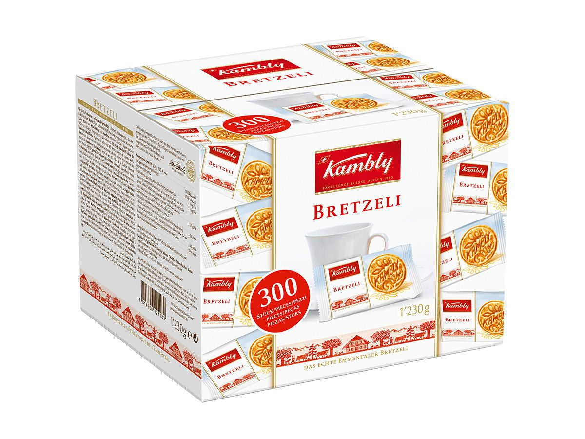 Kambly Gebäck – Bretzeli, Schachtel, 300 × 40 g (12 kg)