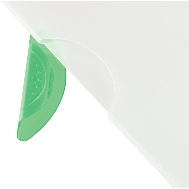 Kolma Schnellhefter Easy Klemmhefter Plus – A4, Kunststoff, Transparent, Kunststoff-Deckleiste