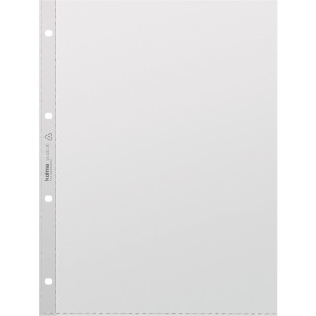 Kolma Sichtmappe A4 – transparent, Kunststoff, glänzend, 85 µm, 100er-Pack