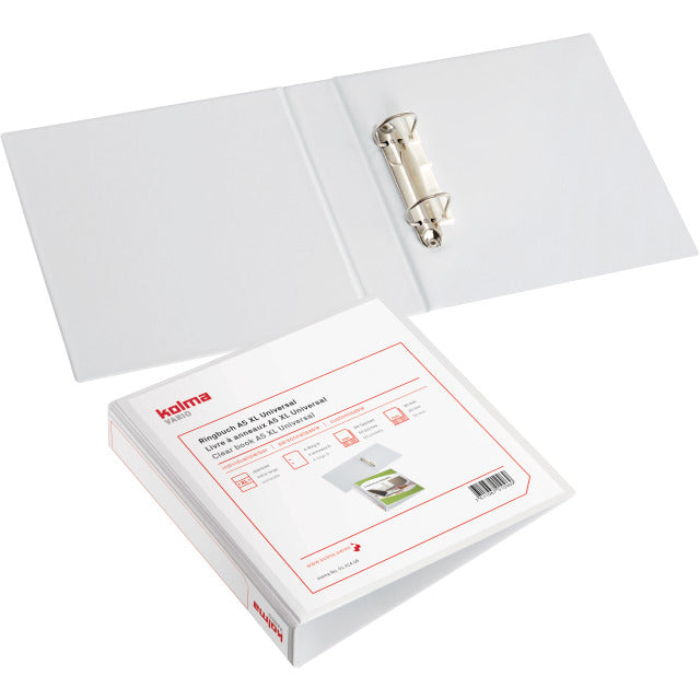 Kolma Sichtbuch – A5, mit Fronttasche, weiss, Kunststoff