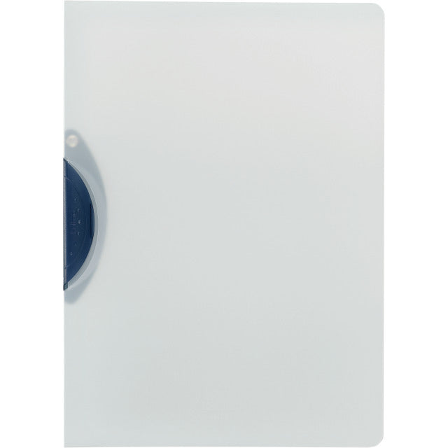 Kolma Schnellhefter Easy Klemmhefter Plus – A4, Kunststoff, Transparent, Kunststoff-Deckleiste