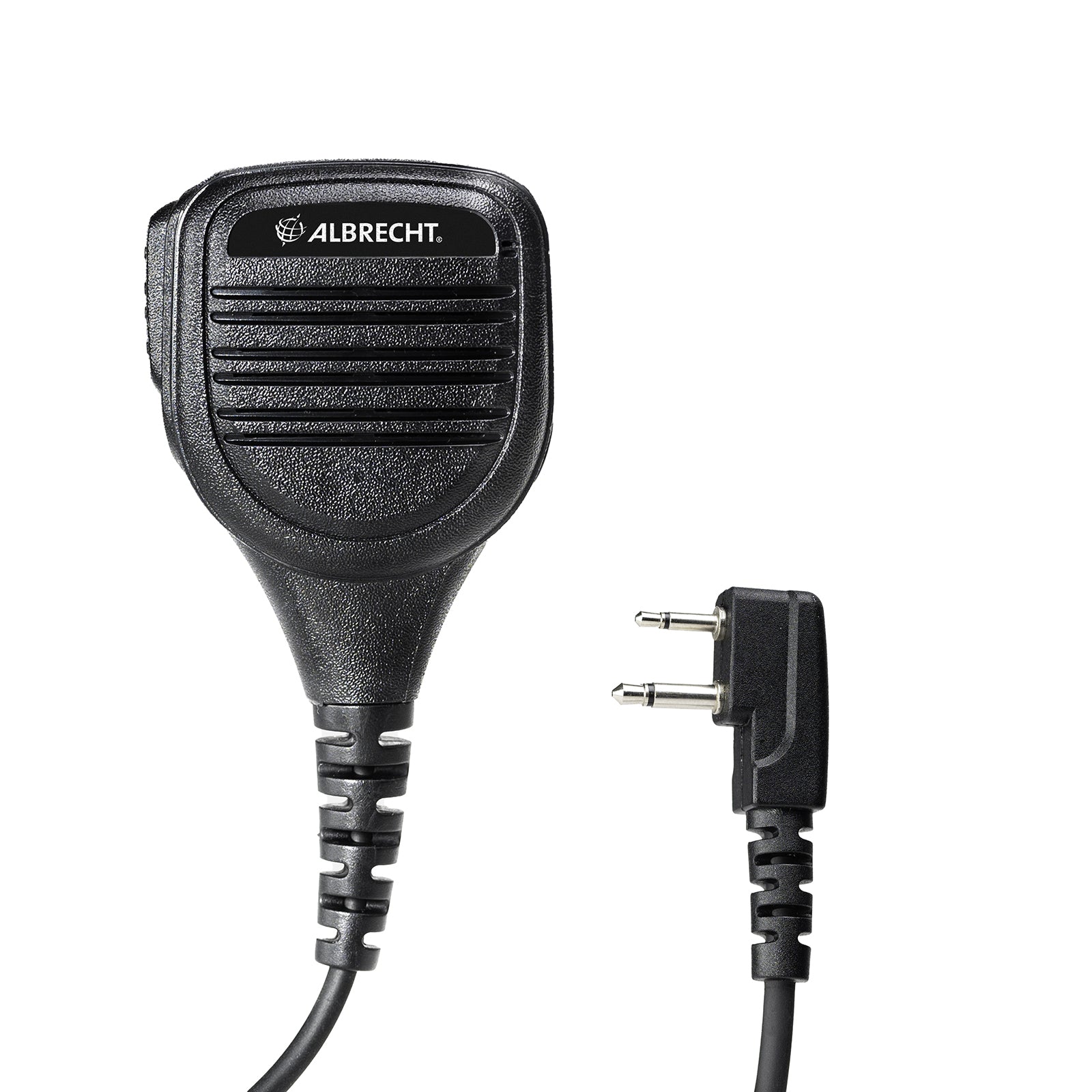 Albrecht SM600 – Schultermikrofon mit Lautsprecher, 3,5/2,5 mm, Schwarz, für Midland