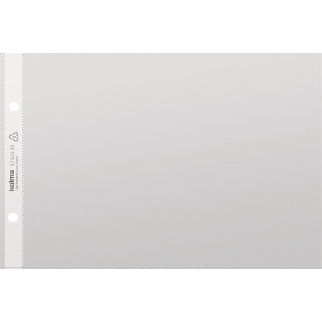 Kolma Sichtmappe A5 – 10 Hüllen, Transparent, Kunststoff, Glänzend, 100 µm