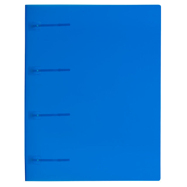 Kolma Schnellhefter easy XL – A4, Kunststoff, Blau, Fassungsvermögen 40 Zeigebuchtaschen