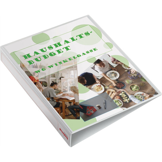 Kolma Zeigebuch – A4 Hochformat – 2-Ring Bügelmechanik, Ø 25 mm, Rücken 40 mm – Weiss, Kunststoff, mit Sichttasche