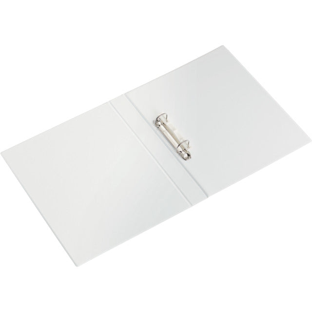 Kolma Zeigebuch – A4 Hochformat – 2-Ring Bügelmechanik, Ø 25 mm, Rücken 40 mm – Weiss, Kunststoff, mit Sichttasche