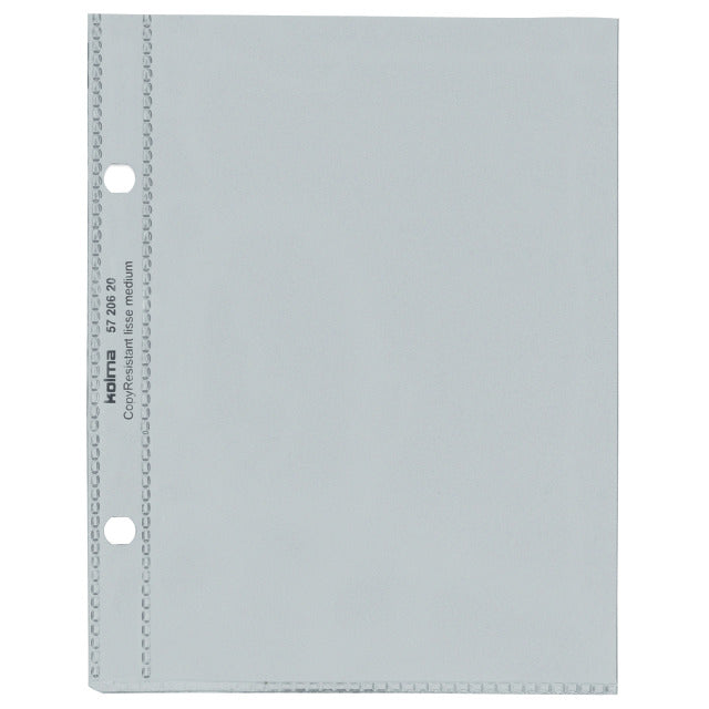 Kolma Sichtmappe A6 – transparent, Polypropylen, glänzend, 80 µm, 100er-Pack