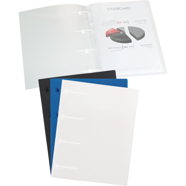 Kolma Schnellhefter – A4, Kunststoff, Blau, Q-Ring, 1 Stk.