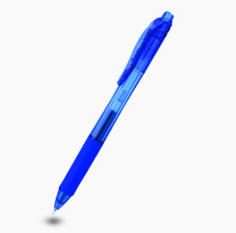 Pentel EnerGel X – Tintenroller, schnelltrocknend, Druckmechanik, 0,5 mm, blau, für Linkshänder