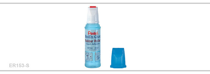 Pentel Roll'n Glue Rollkleber – Roller, permanent, transparent, tropffrei, auswaschbar, für Papier, Karton