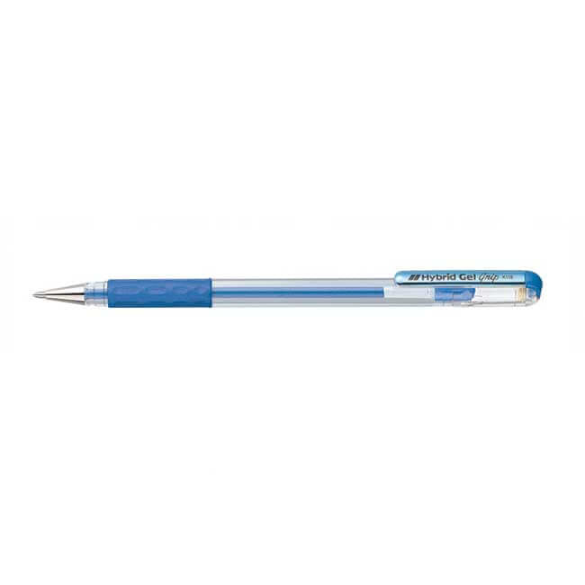 Pentel Gelschreiber – Blau Metallic, 0,8 mm, wasserfest, lichtbeständig, für dunkles Papier, Kappe