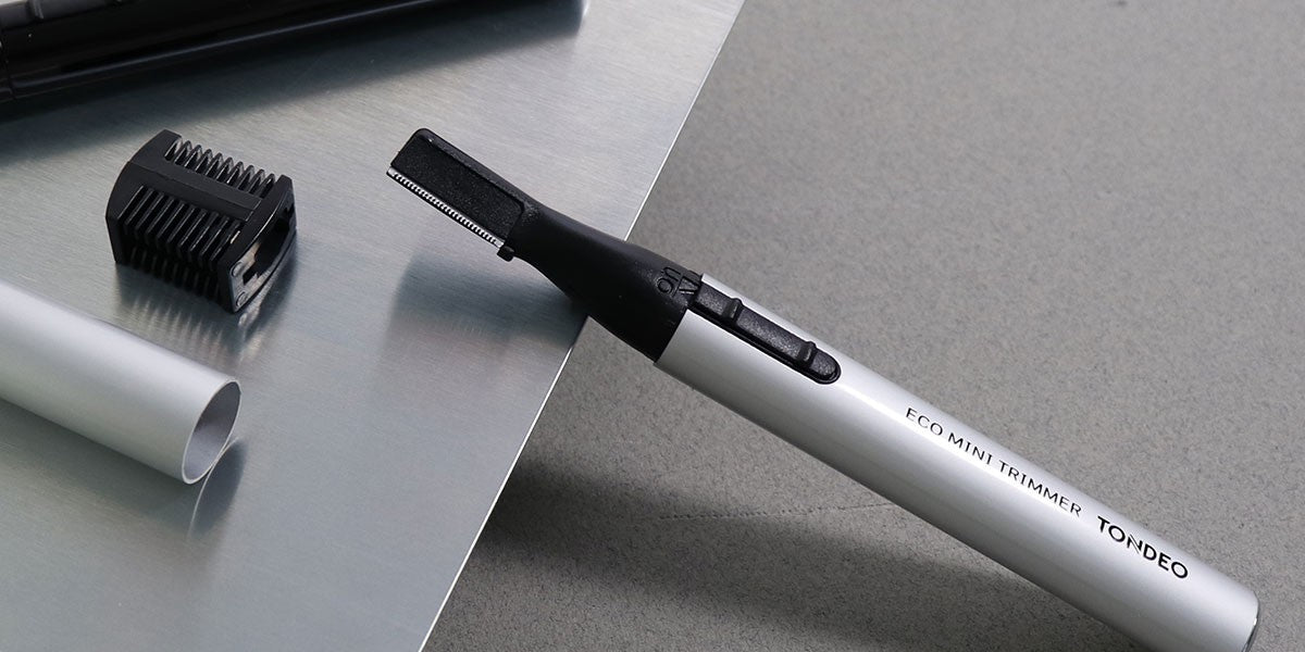 Tondeo Mini-Trimmer – Akku, wiederaufladbar – 1,5–3,5 mm – Silber
