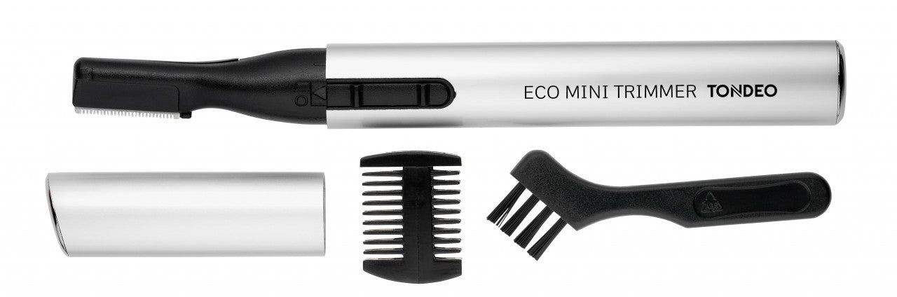 Tondeo Mini-Trimmer – Akku, wiederaufladbar – 1,5–3,5 mm – Silber