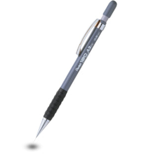 Pentel 120 A3 DX Druckbleistift – 0,5 mm, grau, starres 4 mm Führungsröhrchen