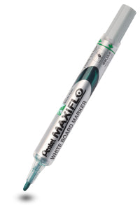 Pentel Whiteboard-Marker Maxiflo MWL5S – Konische Spitze 4 mm – Grün – Trocken abwischbar