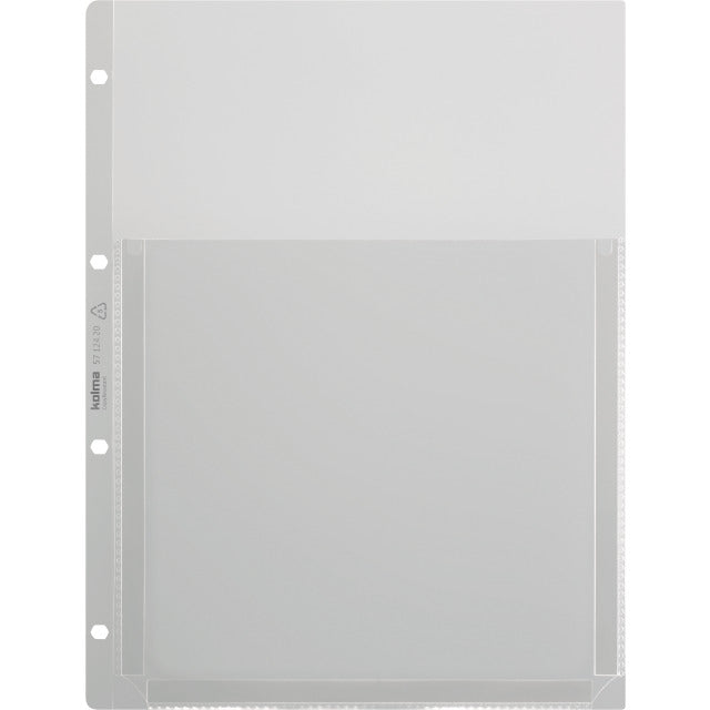 Kolma Sichtmappe A4 – transparent, Kunststoff, glänzend, 100 µm, 25er-Pack