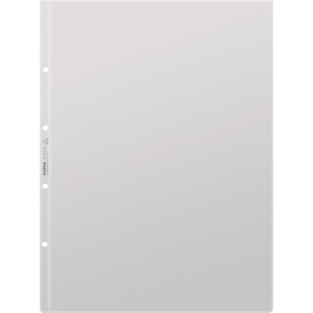 Kolma Sichtmappe A3 – Transparent, Kunststoff, Glänzend, 100 µm, 10er-Pack, 100% Rezyklierbar