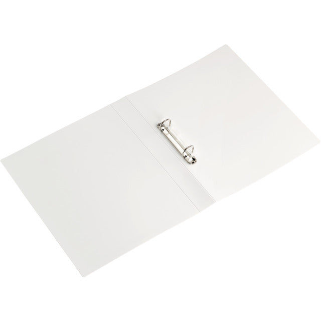 Kolma Ringbuch Vario Light – A4 Hoch – 2-Ring Bügelmechanik, Ø 30 mm – Weiss, mit Niederhalter, recyclingfähig