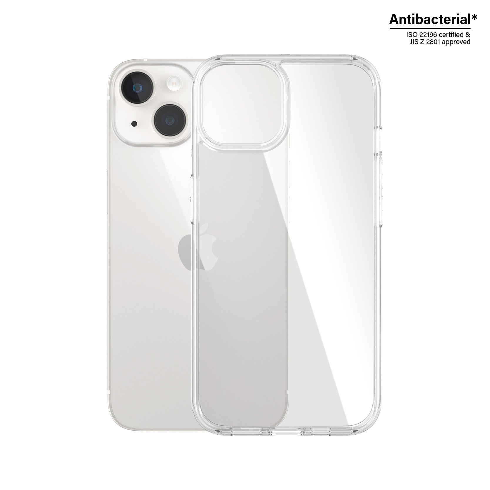 PanzerGlass Backcover – für Apple iPhone 14/13, Kunststoff, Transparent, bis 3,6 m sturzsicher