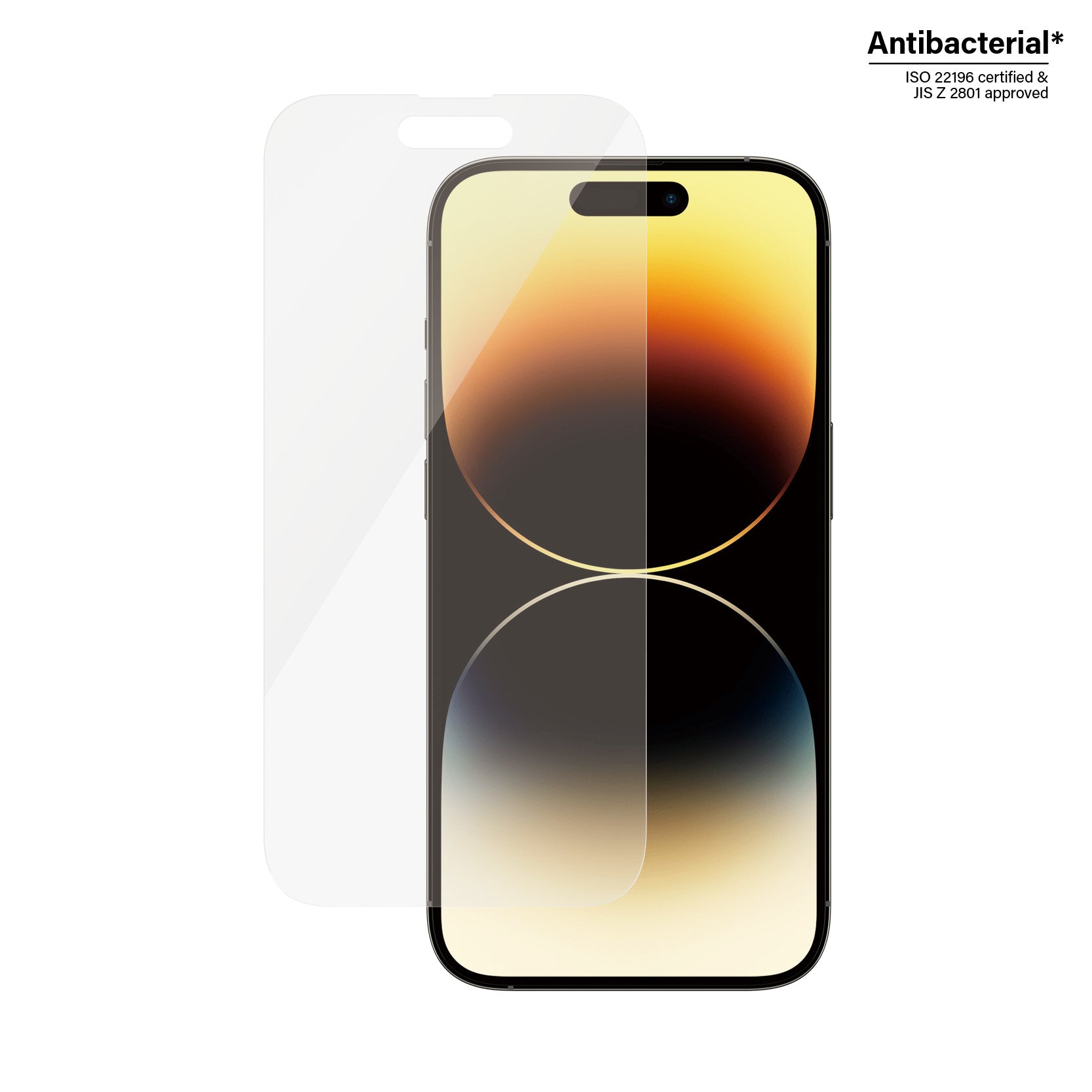PanzerGlass Displayschutz (Panzerglas), Case Friendly – für iPhone 14 Pro
