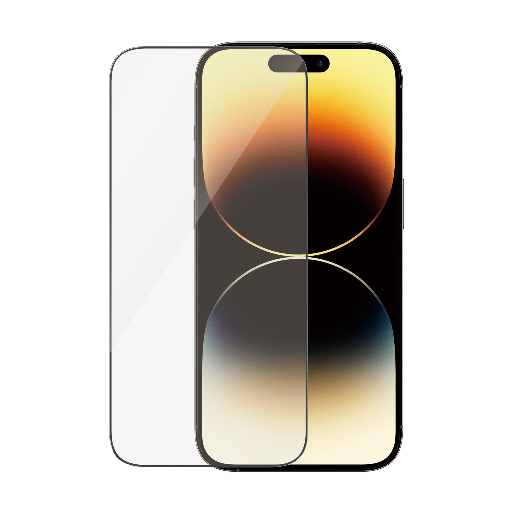 PanzerGlass Displayschutzglas – für Apple iPhone 14 Pro – Hartglas, Transparent