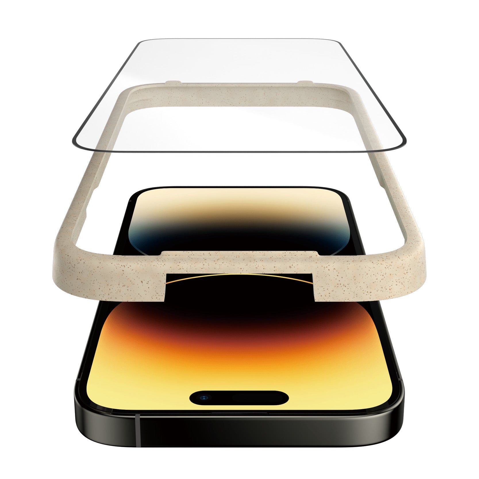 PanzerGlass Displayschutzglas – für Apple iPhone 14 Pro – Hartglas, Transparent