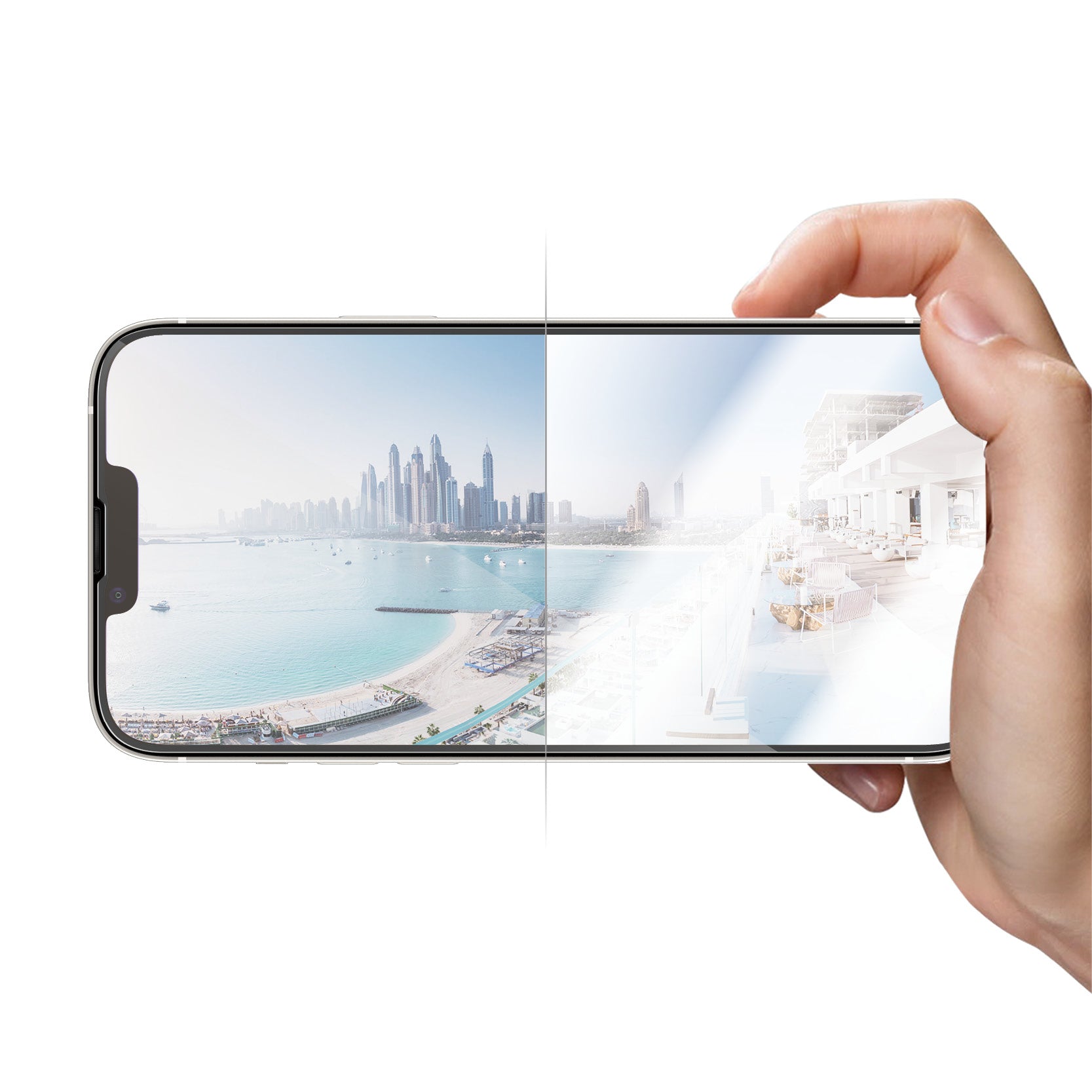 PanzerGlass Displayschutz (Panzerglas) – für iPhone 14 Plus/iPhone 13 Pro Max – mit Applikator