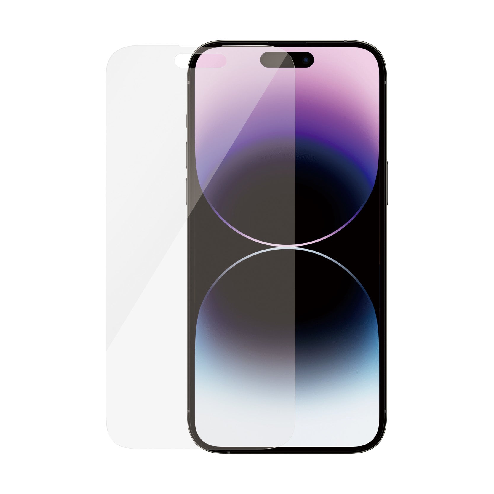 PanzerGlass Displayschutzglas – für Apple iPhone 14 Pro Max, kratzresistent, anti-Fingerprint, Hartglas
